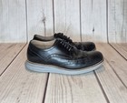Cole Haan Men s Size 10w Original Grand Shortwing Oxford Shoes Black Leather