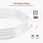 Clear Vinyl Tubing  1 2 In  Id X 5 8 In  Od  10 Ft  Plastic Pvc Tubing  Flexible