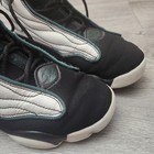 Jordan Pro Strong Black White Teal Kids Basketball Shoes 407485-011 Size 2y