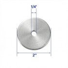 1 4 X 2    20 Pack  Stainless Steel Fender Washers  2   Od   18-8  304 Stainless