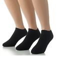 6 Pairs Womens Cotton White No Show Sport Socks Medium Weight Usa Made Free Ship