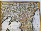 Korea 1758 Nicolas Bellin Nice Detailed Antique Map In Colors 18th Century