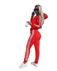 Women s 2-piece Tracksuit Full Jogging Suit Track Jacket   Track Pants Hoodie
