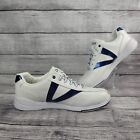 Shoes Dexter Womens Slide-rite Vicky Bowling Blue White Lace Up Us Size 8 M