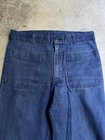 1980s Us Navy Seafarer Denim With Stenciled Name