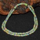 Exclusive Amazing Ethiopian Opal 45 00 Cts Beaded Beautiful Necklace Vk 03  E593