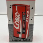 Vintage 1989 Coke Coca-cola Vending Machine Novelty Am fm Radio New Nos Works
