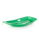 Slippery Racer Downhill Sprinter Kids Toddler Plastic Toboggan Snow Sled  Green