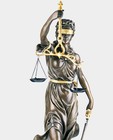 Themis Lady Justice Bronze Sculpture 75 Cm Golden Patina
