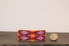 Hand Beaded Buckskin Leather 1   Cuff Bracelet Jewelry M Native American Indian