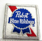 Vintage Pabst Blue Ribbon Beer Jacket Hat Patch Brewery Milwaukee Wisconsin C