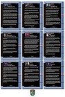 Star Trek  Picard Season 3 - 9 Card Profiles Promo Set - Riker Geordi Worf Troi