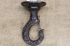 Old Ceiling Plant Hook Bird Cage Hanger Safety Clip Plaster Washer Vintage Iron