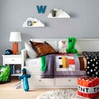 Minecraft Creeper 14 x7  Kids  Pillow Buddy Green