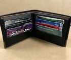 Mens Genuine Sheep Leather Credit id Card Holder Bifold Wallet Slim Purse Gift