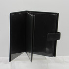 Photo Album Brag Book Leather Cover Holds 20 4x6  Photos Graphic Image Black