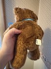 Princess Soft Toys Teddy Bear Brown W blue  Bow Plush