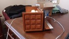 Vintage Western Electric Executive Stowaway Desk Phone Teak Wood Box Pushbutton