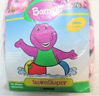Swim Diaper Barney Pink Small 13-18 Lbs  Reusable New