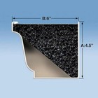 Gutterstuff Gutter Guard Foam Filter Plastic 4 Ft  L X 6 In  K-style  8-pack 