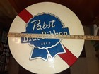 Pabst Blue Ribbon 25 1 2  Tall 19 1 2  Across Top Is 1 2  Deep Hand Painted Byme