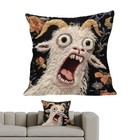 Screaming Goat Couch Pillow Cover Cushion Case 18x18 Inch Soft Pillow Cover