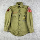 Vtg Bsa Boy Scouts Of America Uniform Shirt Sanforized Boys 12 Regular 50s 60s 