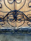 Black Wrought Iron Head Board And Footboard For Full Size Bed   62    X 60 5   