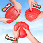 Squishy Extra Large Strawberry  Gag Gifts Funny Adult  Giant Stress Ball  Fidget