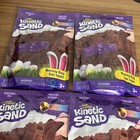 New Lot 4 Spin Master Kinetic Sand Scents Chocolate Bunny 8 Oz Bags Brown Easter