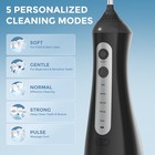 Sejoy 6 Jet Tips Dental  Water Flosser For Teeth Oral Irrigator Cordless Travel