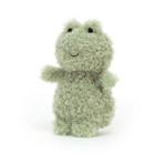 Jellycat Little Frog Plush Toy In Mossy Green Soft Material 7 1 Inches