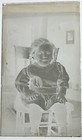 Antique Glass Plate Photo Negative - Portrait Of A Young Child