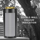 Insulated 16oz Can Cooler Double Walled Stainless Steel Can Holder Beer