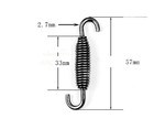 Motorcycle Exhaust Connect Springs Link Pipe Titanium Alloy Springs Hook
