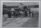 Vintage Photo Of Fokker F-32 Plane And Passengers 1930 B w 5 X 7