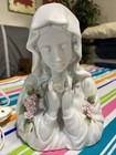 Vintage 1950 s 60   s Virgin Mary Madonna Ceramic Porcelain Night Light Lamp