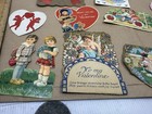 Lot Vintage Die Cut Victorian Valentine Cards Papers