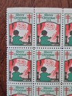 Block Of 9 1923 Us Christmas Seals Stamps  Unused With Original Gum  Free Ship