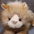 Orange Tabby Cat Mesha 19    Animal Plush Russ Berrie Plush Kitty Long Hair Nice 
