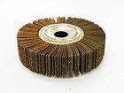2 Pieces   4 X 1 X 5 8 Arbor Hole Style Abrasive Flap Wheel  180 Grit     M085
