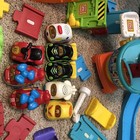 Lot Of 8 Cars Vtech Go Go Smart Wheels Cars   Airport Track Peices 50 Piece Set