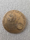 George Washington 250th Birthday Bronze Commemorative Medal Art Capitol Soci 3  