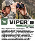 Vortex Optics V202 Viper Hd 10x50 Roof Prism Binocular With Pen And Free Cd Hat