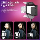 Led Photography Lighting Studio Light With 53inch Adjustable Tripod Stand And 9 