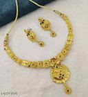 Indian Bollywood Gold Plated Kundan Choker Bridal Necklace Earrings Jewelry Set