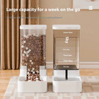 Automatic Dog Cat Puppy Pet Food   Water Feeder Dispenser Set 7-day Gravity Food