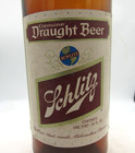Lm - 1970 Schlitz Draught Beer Milwaukee Wisc 7 3 8  Tall 16 Oz Bottle