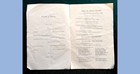 1939 Antique University Of Delaware Commencement Program Paper 6 Page
