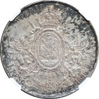 Mexico 1 Peso Mo 1866 Empire Of Maximilian  Ngc Ms61  Km  388 1